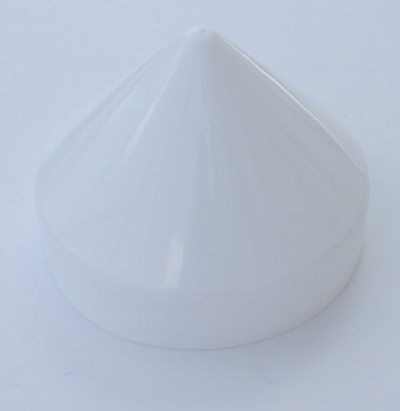 JSP Manufacturing Cone Marine Dock Piling Caps Now with More UV Protection 10+ Years Made in The USA, Dock Pylon Cover Caps for Marine Boat Docks, Floating Docks, Piers (White, 10 inch) - Image 3